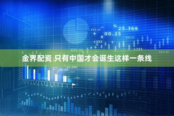 金界配资 只有中国才会诞生这样一条线