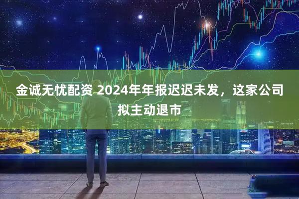 金诚无忧配资 2024年年报迟迟未发，这家公司拟主动退市